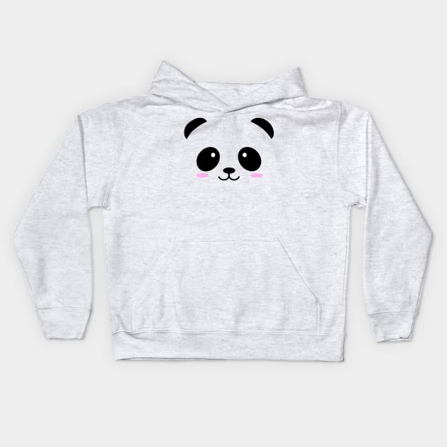 Panda Kids Hoodie by MinimalistTShirts